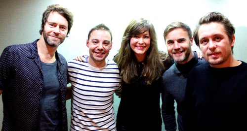 JK & Lucy with Take That