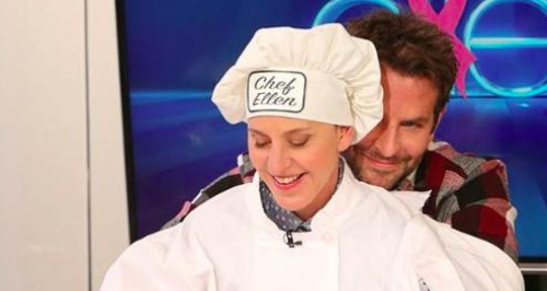 Bradley Cooper and Ellen DeGeneres