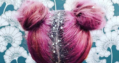 glitter roots instagram hair