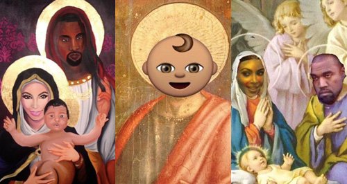 Saint West Meme Canvas