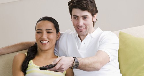 Couple Watching TV