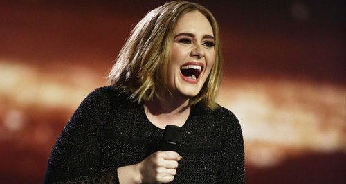 Adele laughing