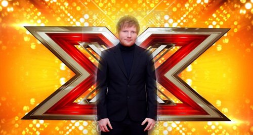 Ed Sheeran X Factor Canvas