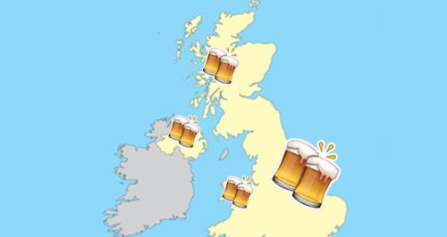 Britain's Booziest Locations Canvas